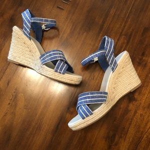 Nautica Espadrille Wedges, Size 8.5